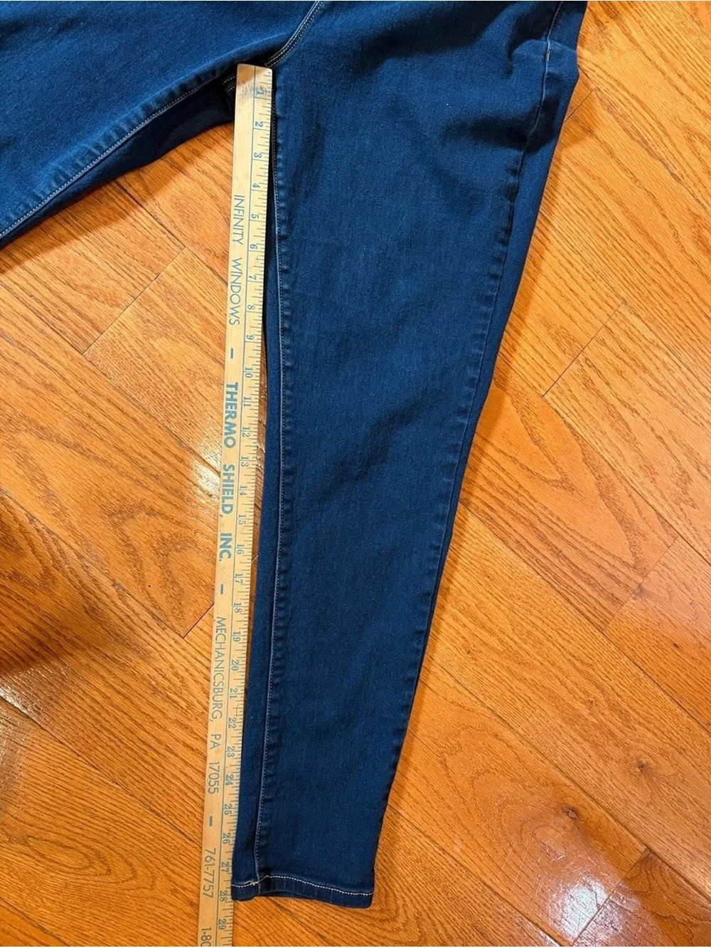 Michael Kors Dark Wash Skinny Jeans Size 14 Stretch Denim Classic Everyday